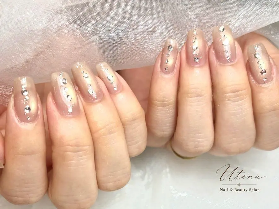 Utena nail&beautyの肌になじむグラデーションネイル